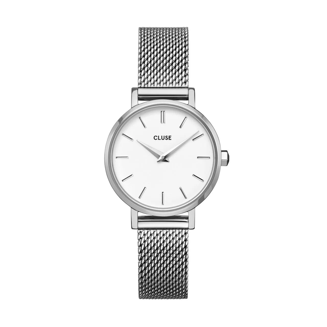 CLUSE Boho Chic Petite Mesh Silver Watch CW0101211007