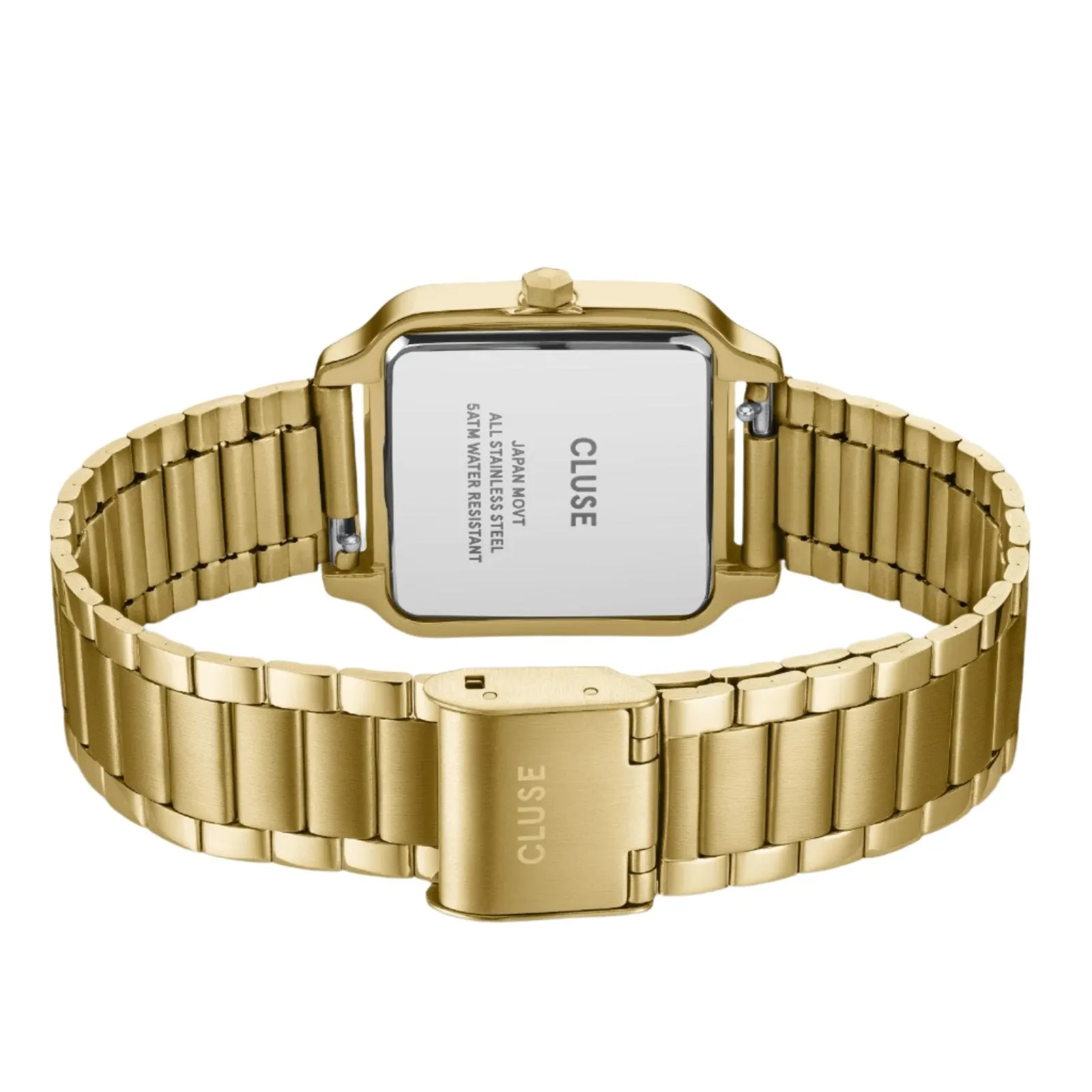 CLUSE Gracieuse Black Dial Gold Stainless Steel Watch CW11906