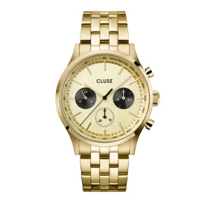CLUSE Mens Antheor Multifunction Gold Link Watch CW21006