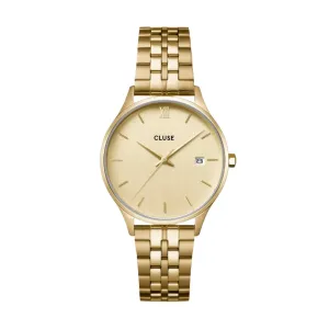 CLUSE Minuit Date Full Gold Link Watch CW14301
