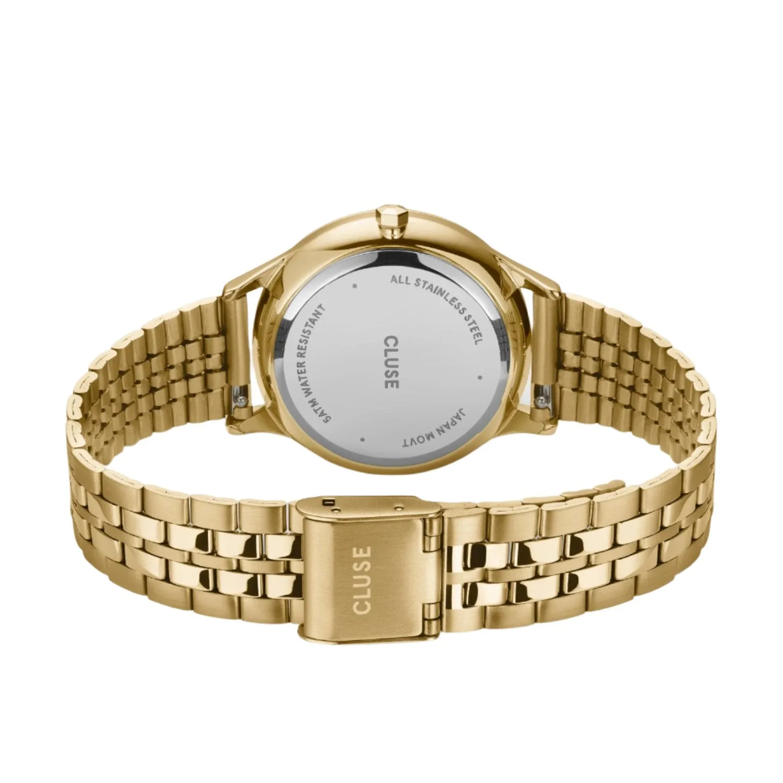 CLUSE Minuit Date Full Gold Link Watch CW14301