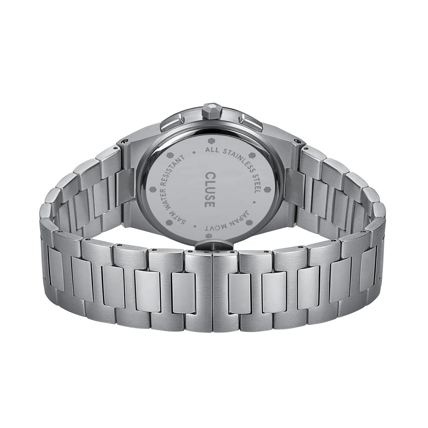 CLUSE Vigoureux Chronograph Blue/Steel Link CW20801