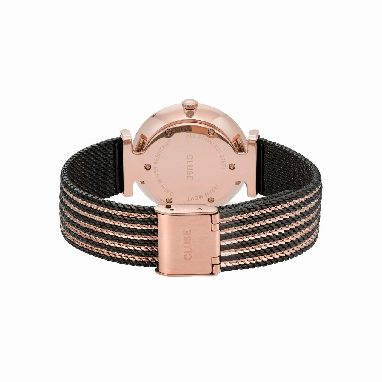 CLUSE Triomphe Mesh Bicolour Rose Gold Watch CW0101208005