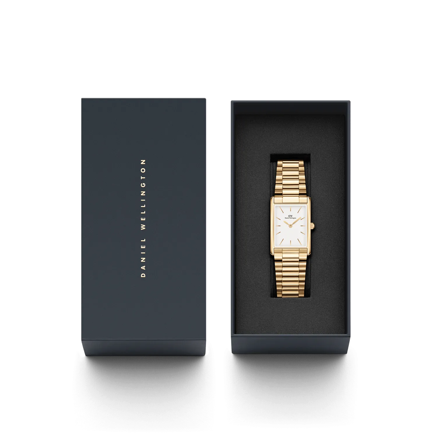 Daniel Wellington Bound 3-Link Gold White Dial Watch DW00100703