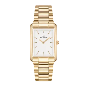Daniel Wellington Bound 3-Link Gold White Dial Watch DW00100703