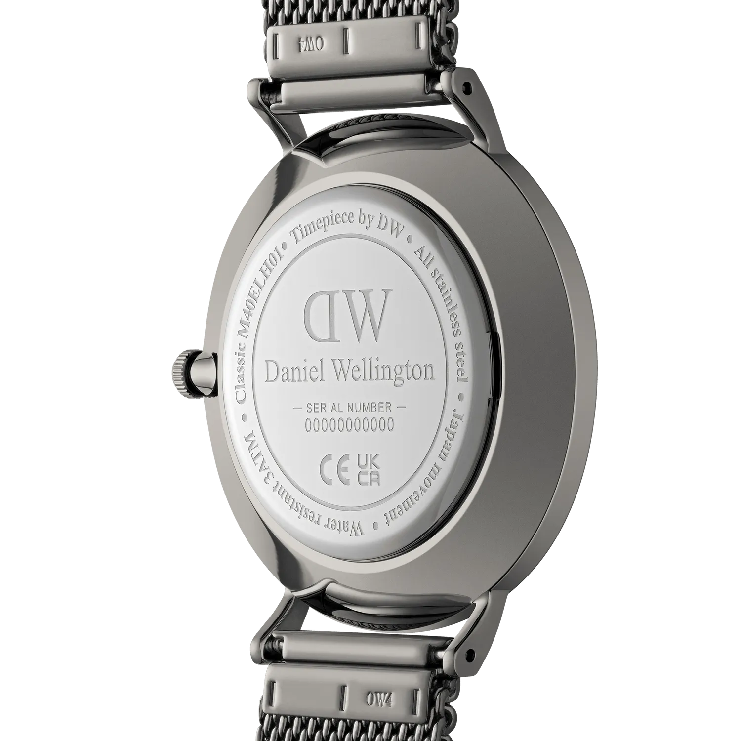 Daniel Wellington Classic Multi-Eye Mesh Graphite Dial Watch DW00100712