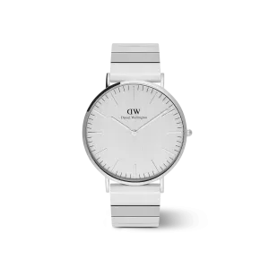 Daniel Wellington Classic Piano Link Silver Unitone Watch