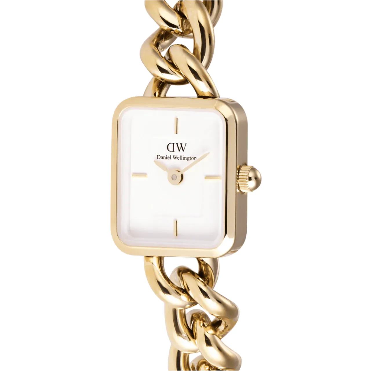 Daniel Wellington Jolie Gold Chain White Dial Watch DW00100836