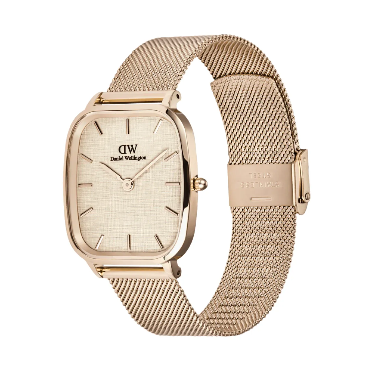 Daniel Wellington Marlon Melrose Vintage Linen Pattern Dial Watch DW00100817
