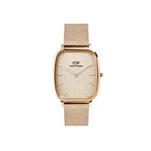 Daniel Wellington Marlon Melrose Vintage Linen Pattern Dial Watch DW00100817