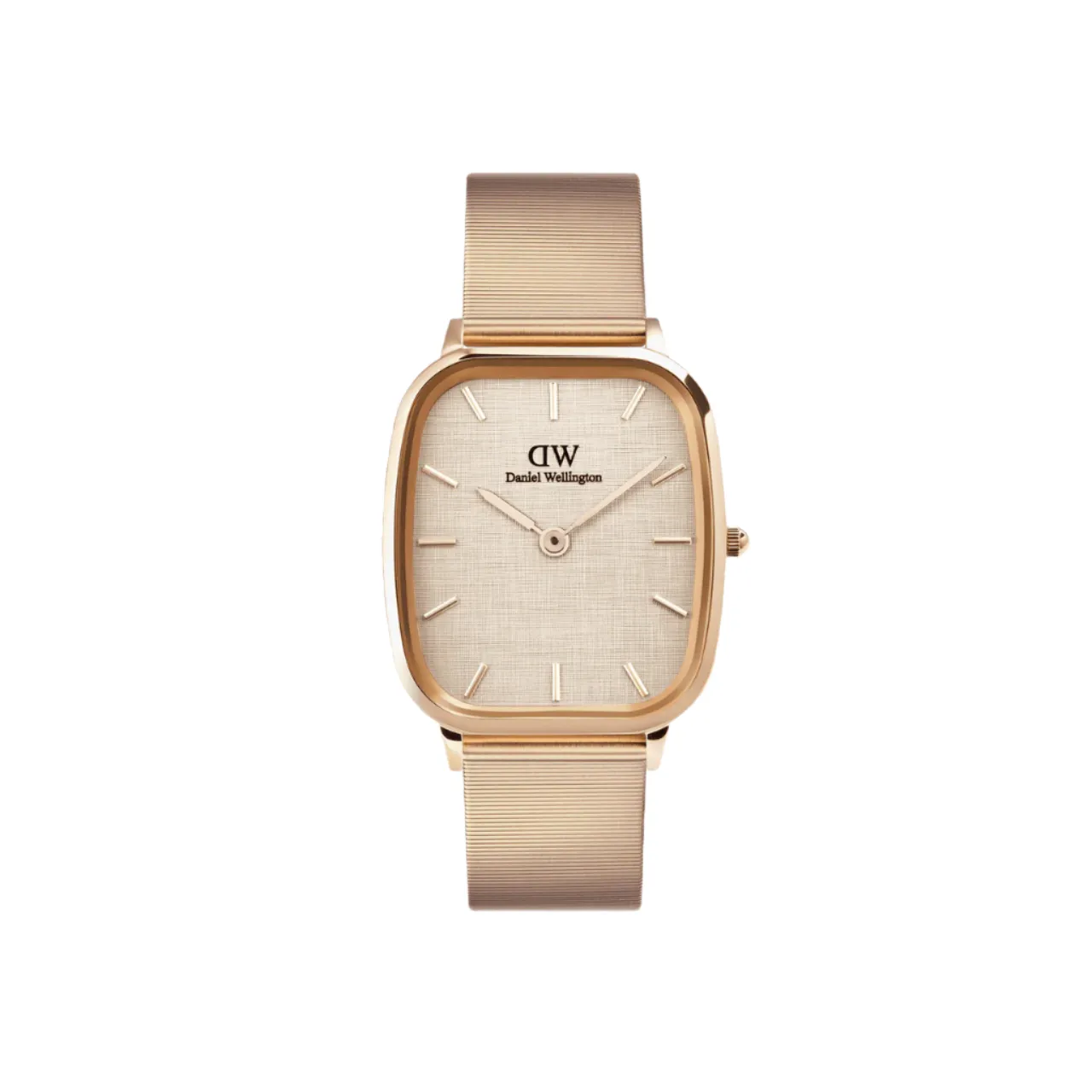 Daniel Wellington Marlon Melrose Wire Vintage Linen Pattern Dial Watch DW00100815