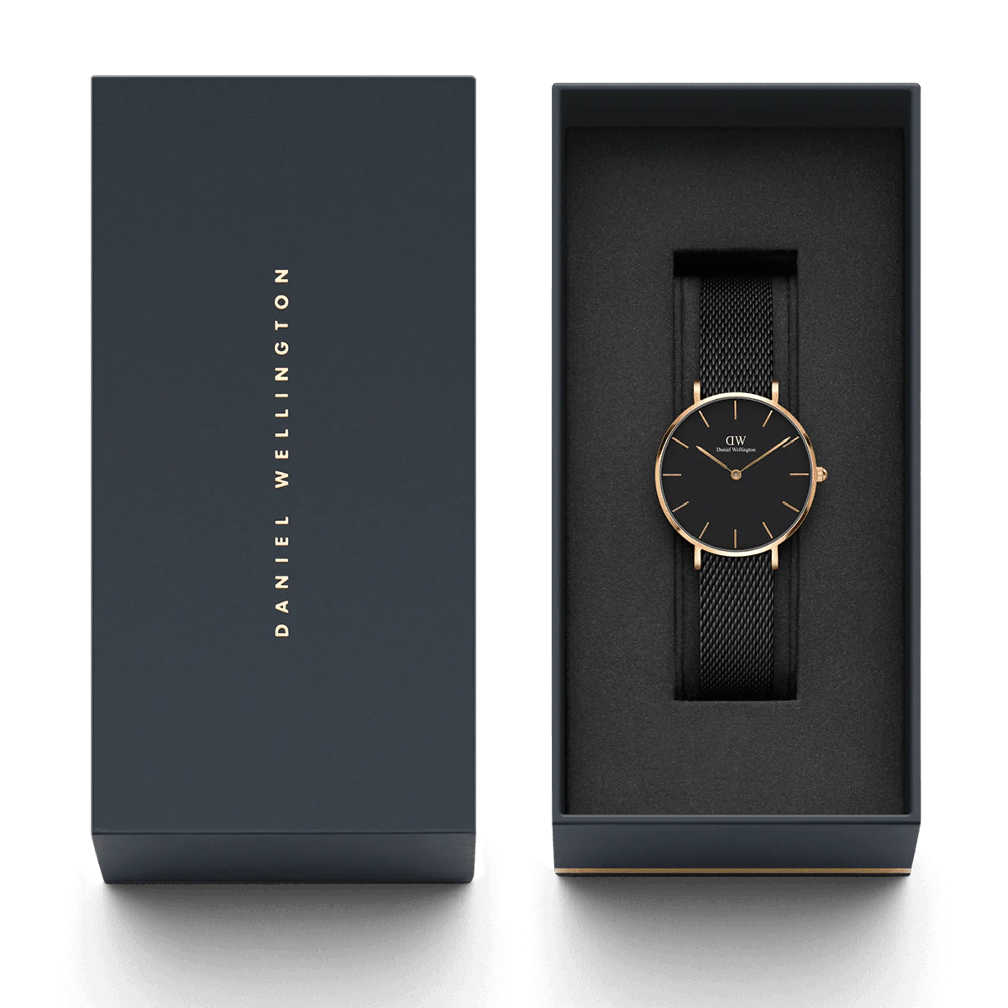 Daniel Wellington Petite 36mm Ashfield Black Dial Watch DW00100307