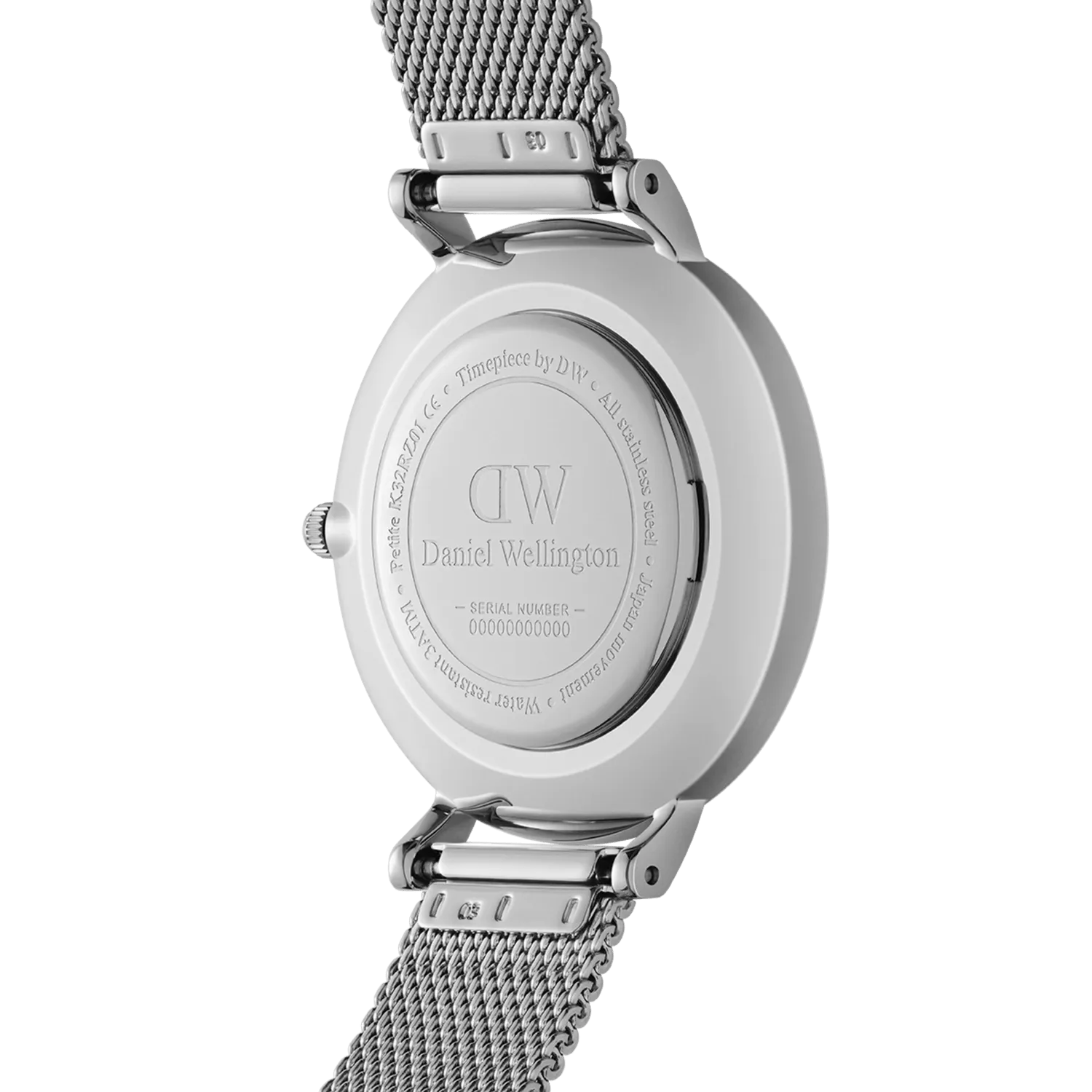 Daniel Wellington Petite 36mm Sterling Black Dial Watch DW00100304
