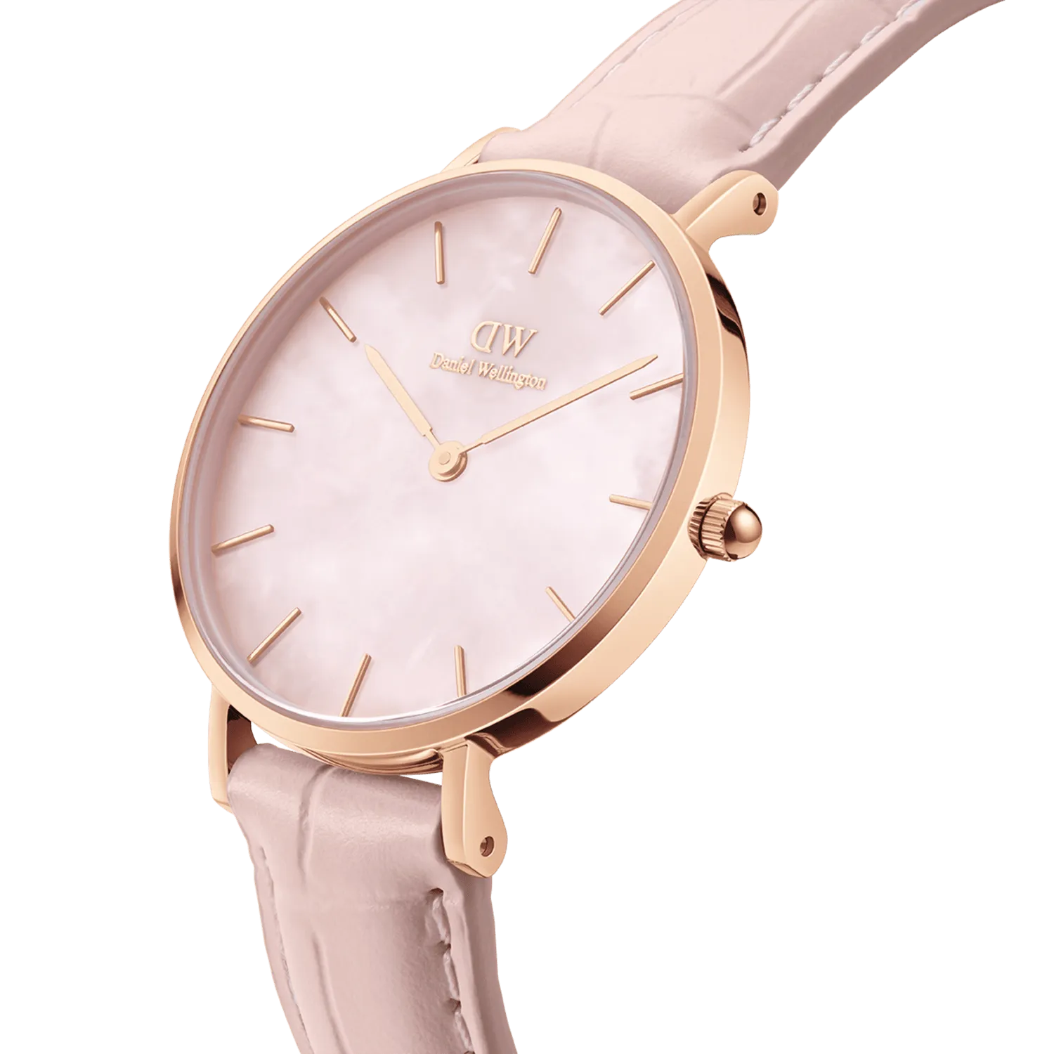 Daniel Wellington Petite Rouge Pink Leather Strap Watch DW00100514