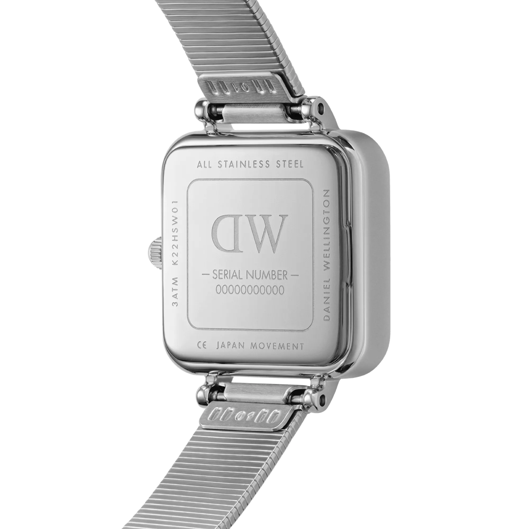 Daniel Wellington Quadro Studio 22X22mm White Dial Watch DW00100521