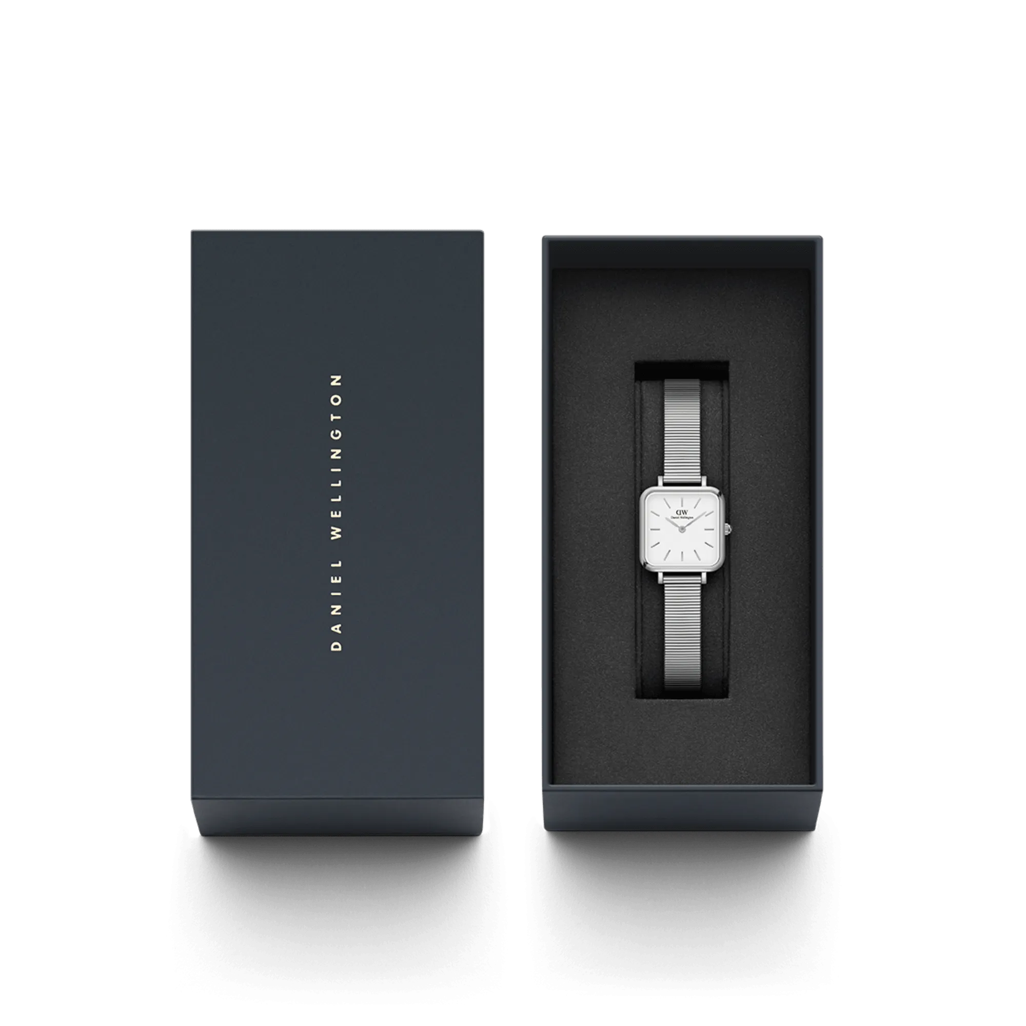 Daniel Wellington Quadro Studio 22X22mm White Dial Watch DW00100521