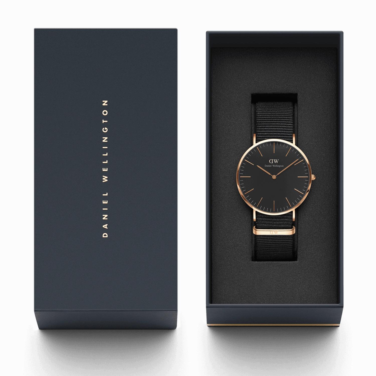 Daniel Wellington Classic 40mm Cornwall Men's Black Watch DW00100148