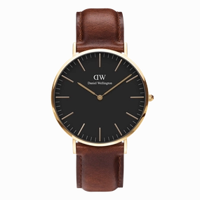 Daniel Wellington Classic 40mm St Mawes Black Dial Watch DW00100543