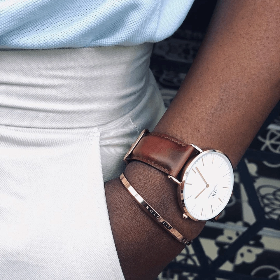 Daniel Wellington Classic 40mm St Mawes RG White DW00100006