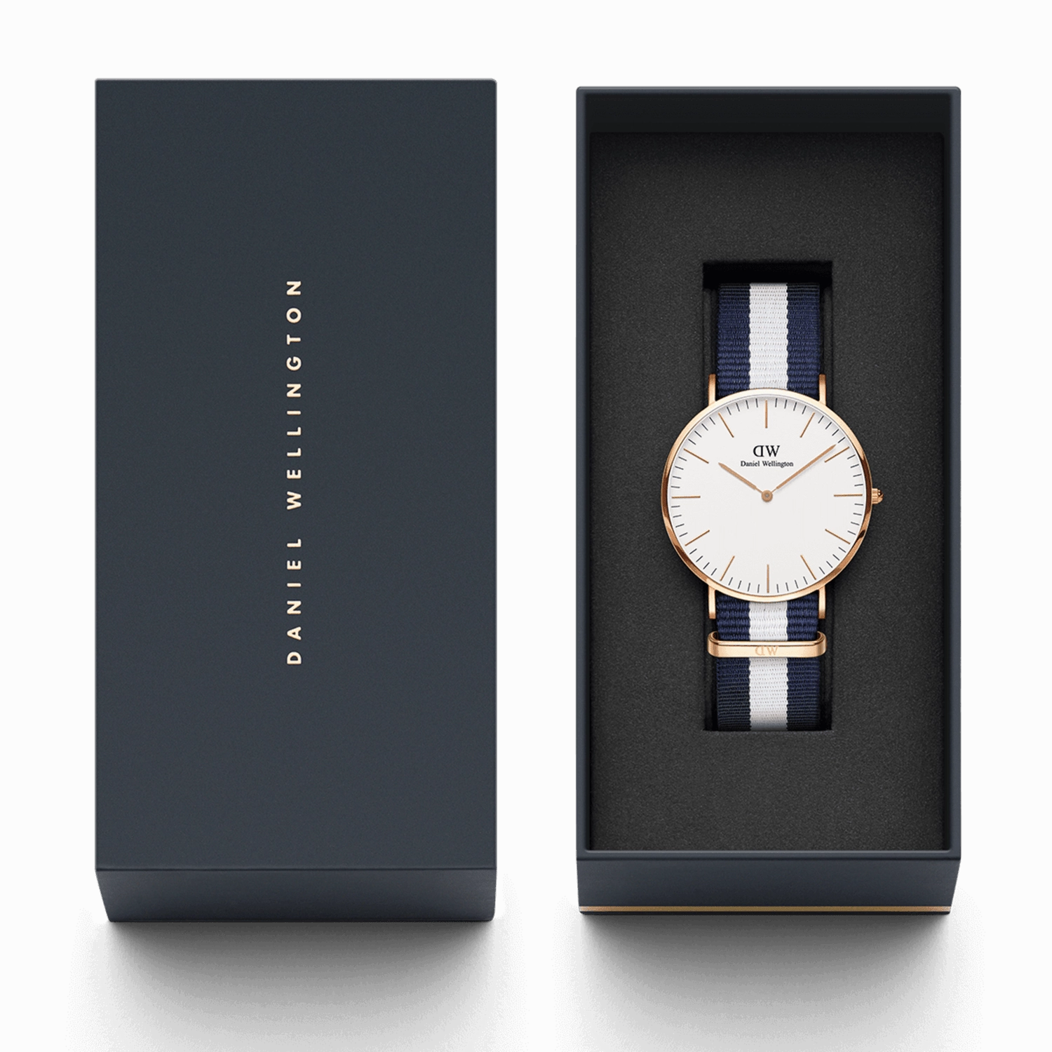 Daniel Wellington Classic Glasgow 40mm White Dial Watch DW00100004