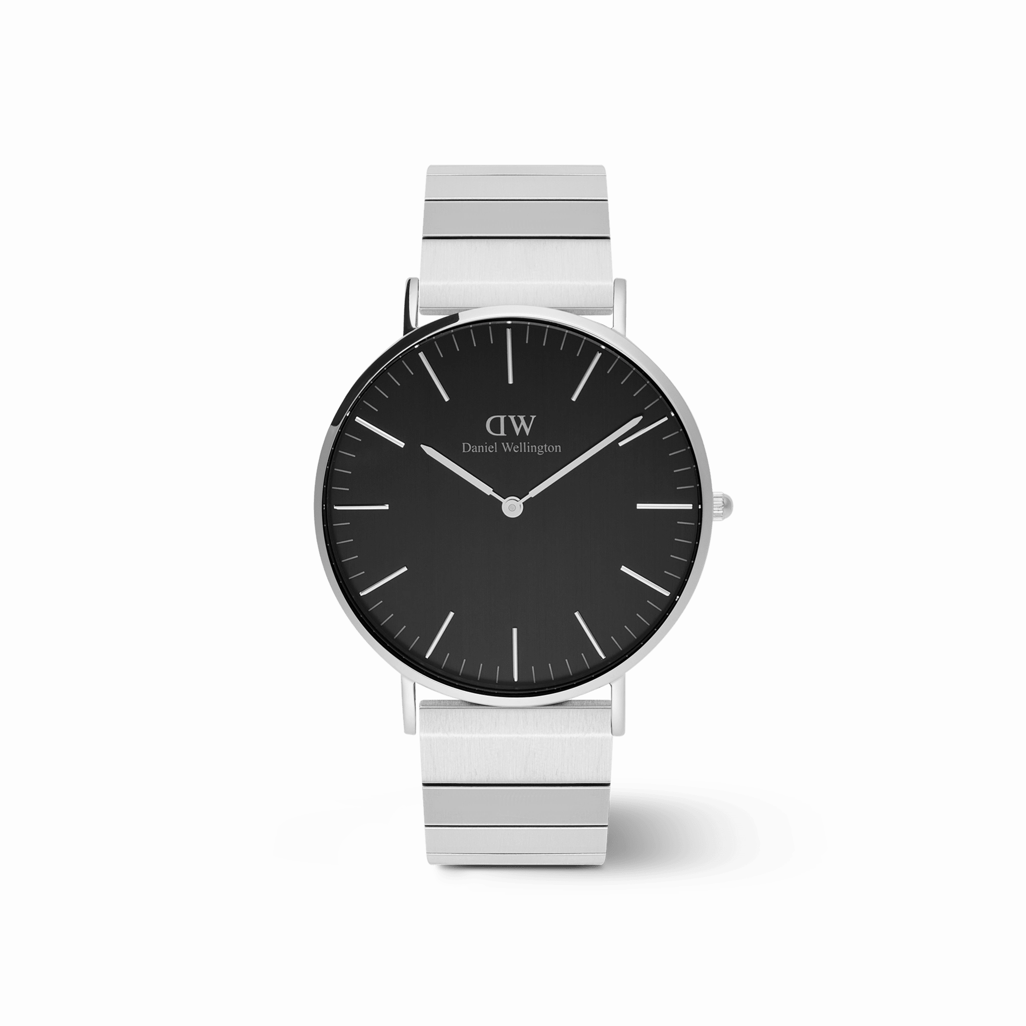 Daniel Wellington Classic Piano Link Onyx Silver Watch