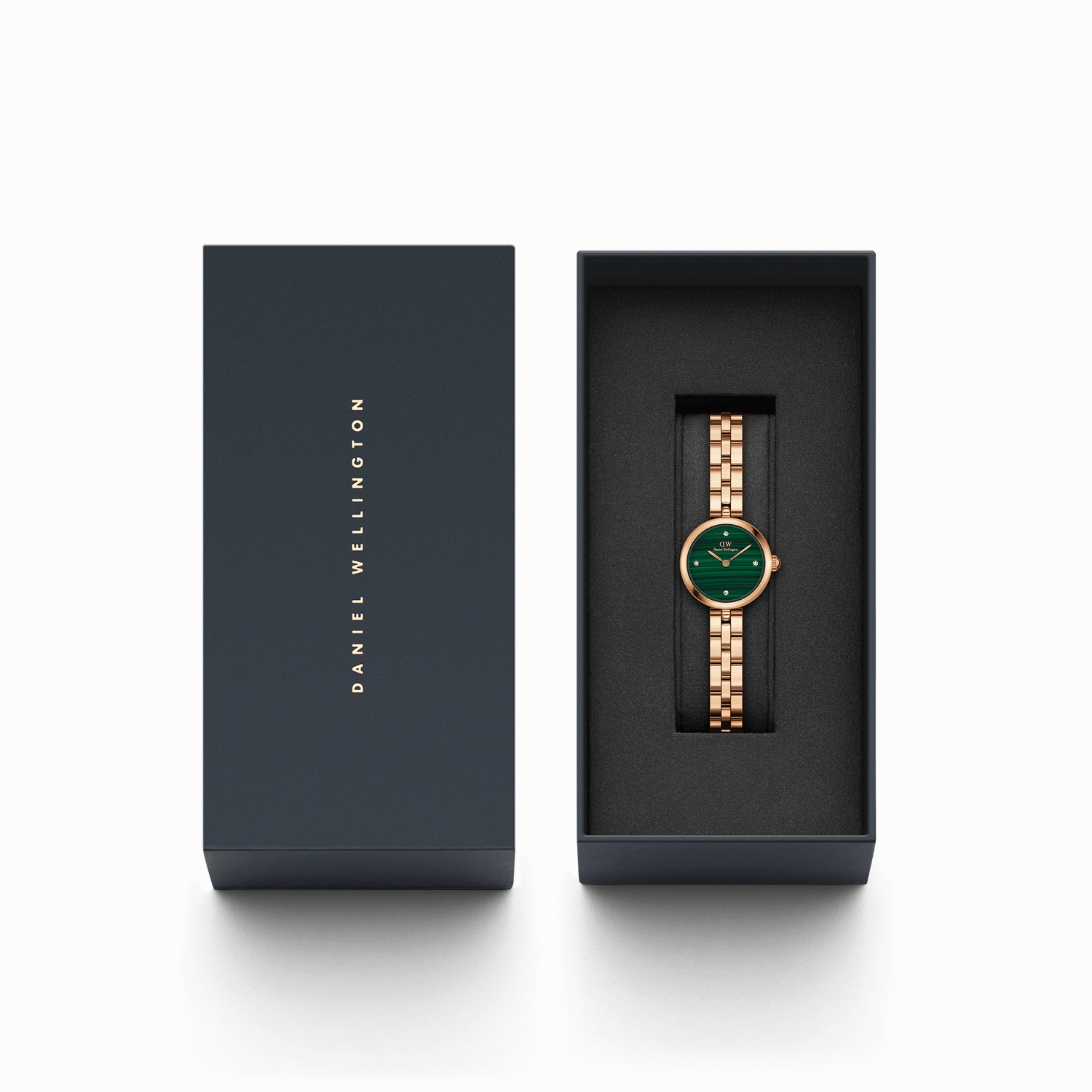 Daniel Wellington Elan Lumine Malachite Rose Gold Watch DW00100721