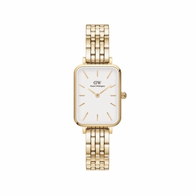 Daniel Wellington Evergold 26mm Quadro Watch with 5-Link Bracelet DW00100622