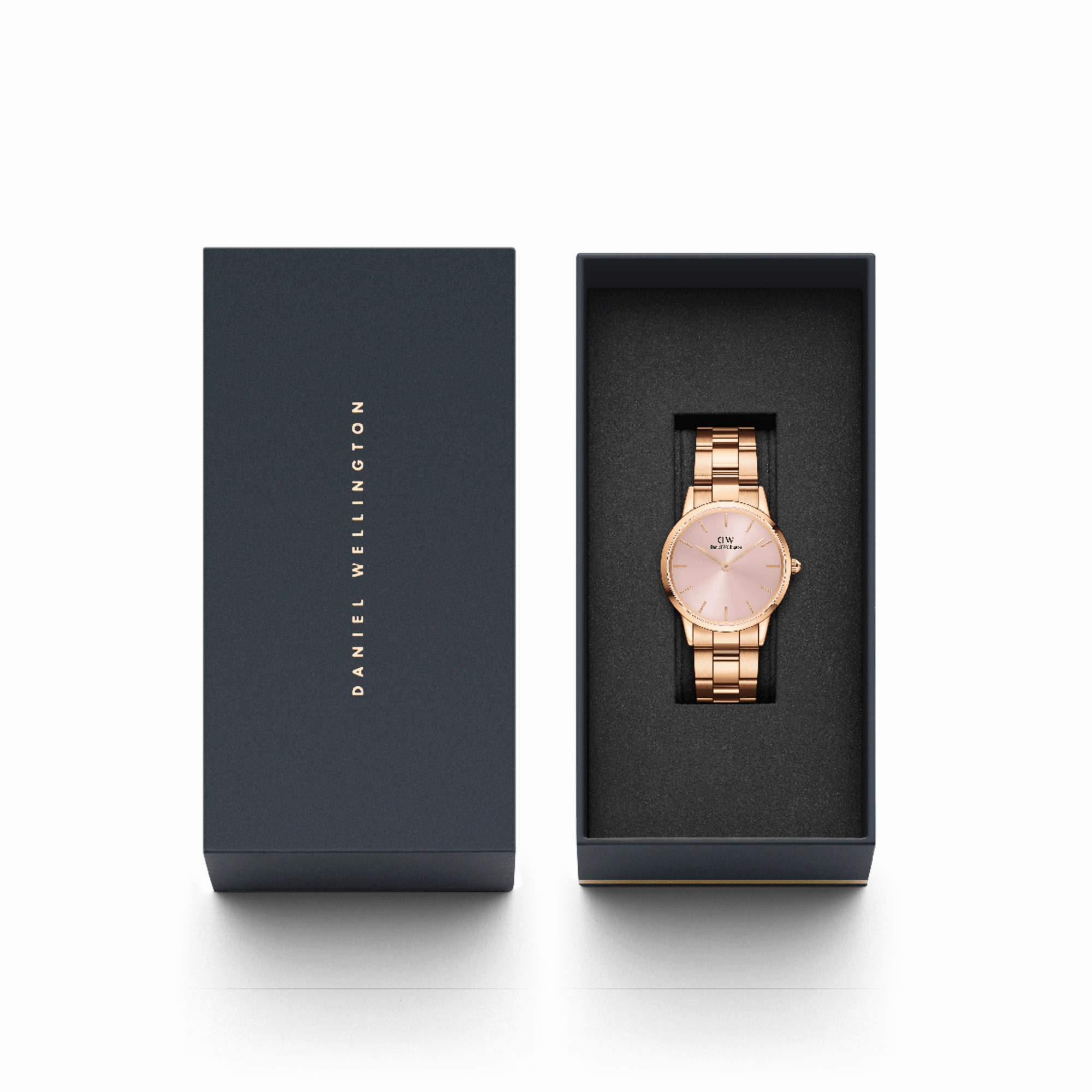 Daniel Wellington Iconic Link 32mm Light Pink Dial Watch DW00100369