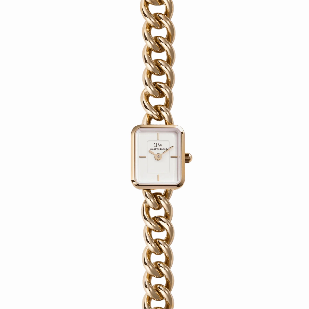 Daniel Wellington Jolie Rose Gold Chain White Dial Watch DW00100835