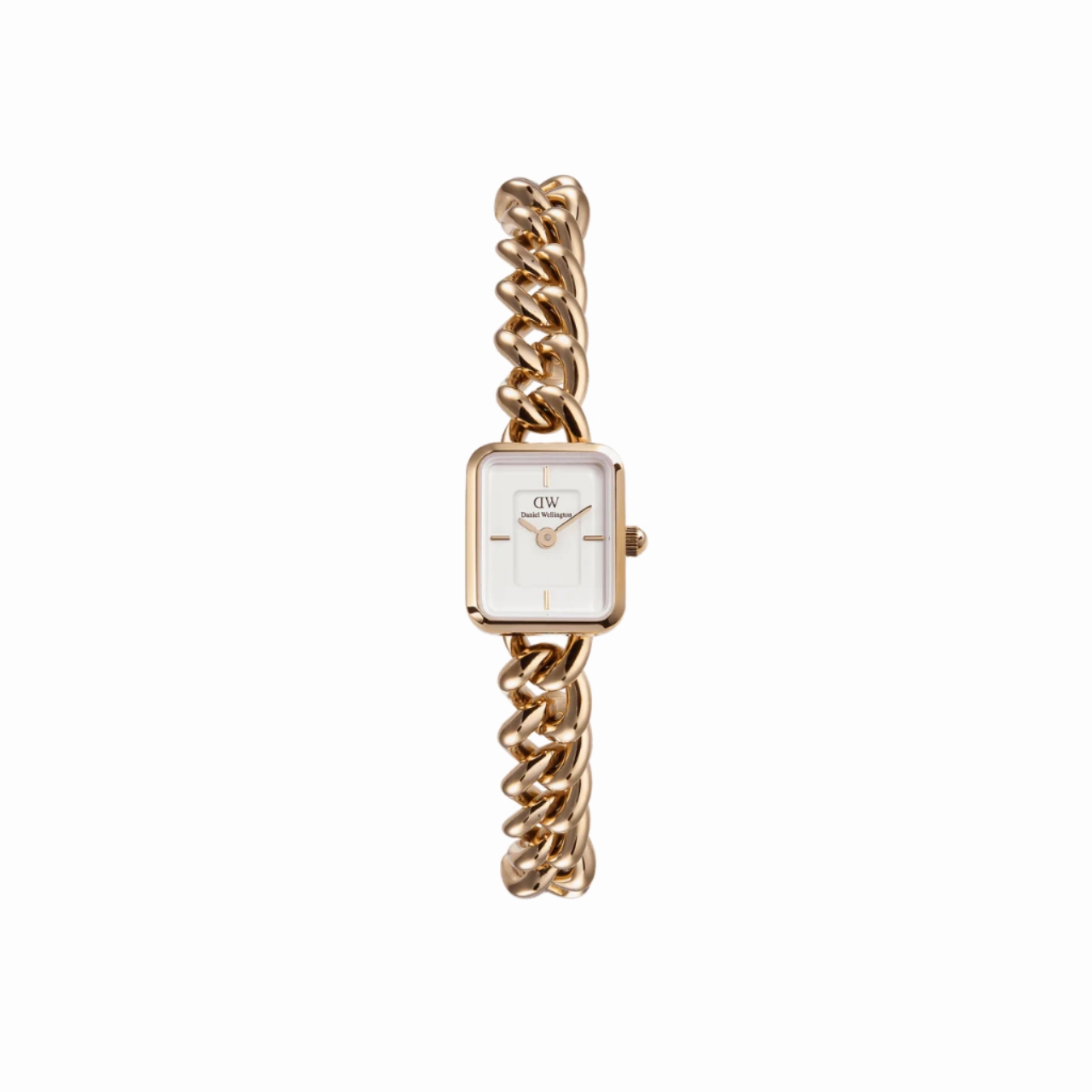 Daniel Wellington Jolie Rose Gold Chain White Dial Watch DW00100835