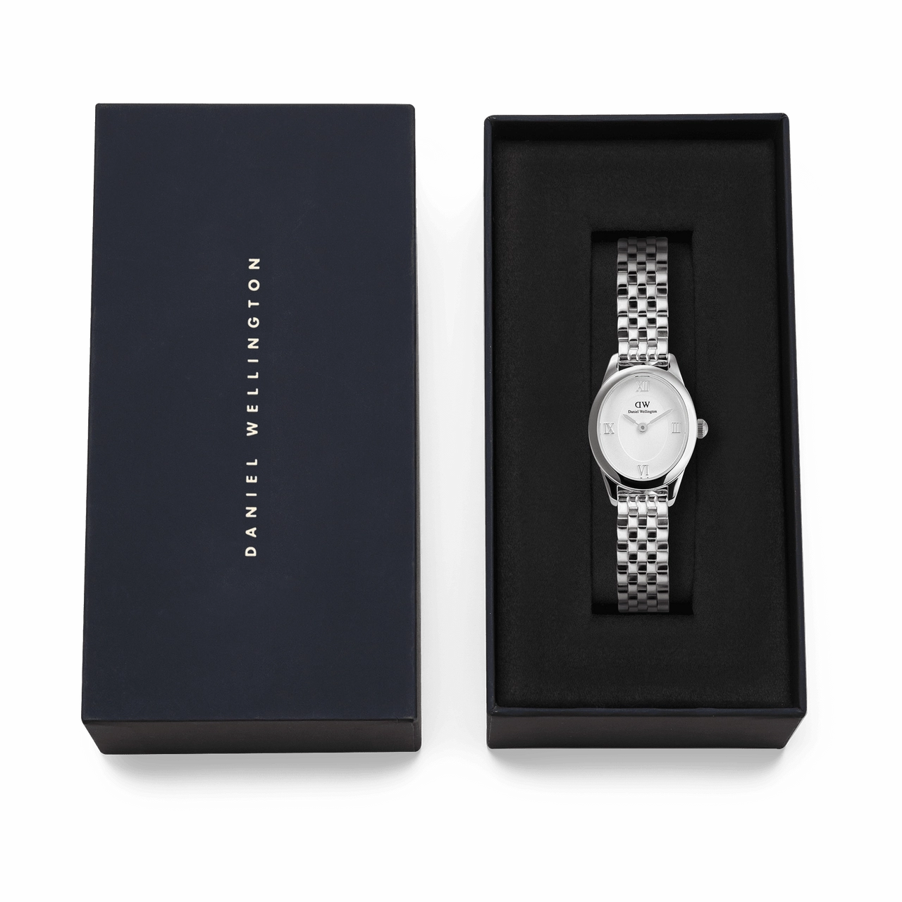 Daniel Wellington Ophelia Mini Beans Link White Dial Watch DW00100808