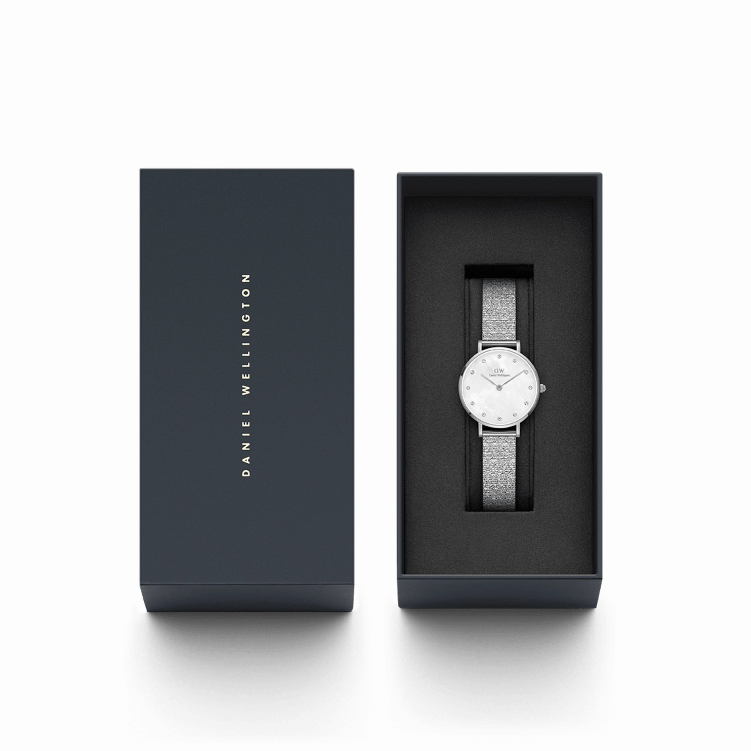 Daniel Wellington Petite 28mm Pressed Studi Lumine White Watch DW00100592