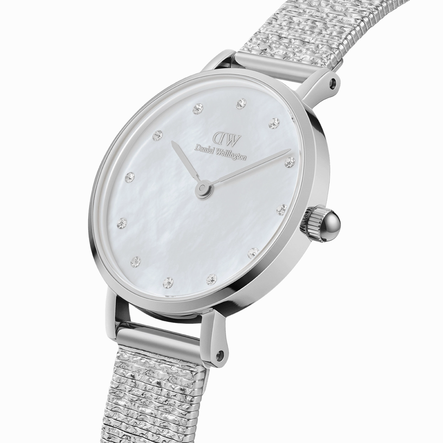 Daniel Wellington Petite 28mm Pressed Studi Lumine White Watch DW00100592