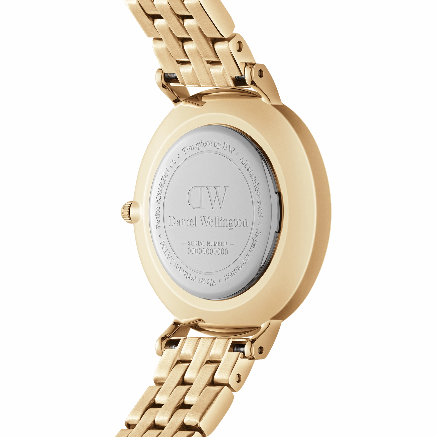 Daniel Wellington Petite Roman Numerals 5-Link Gold Watch DW00100682