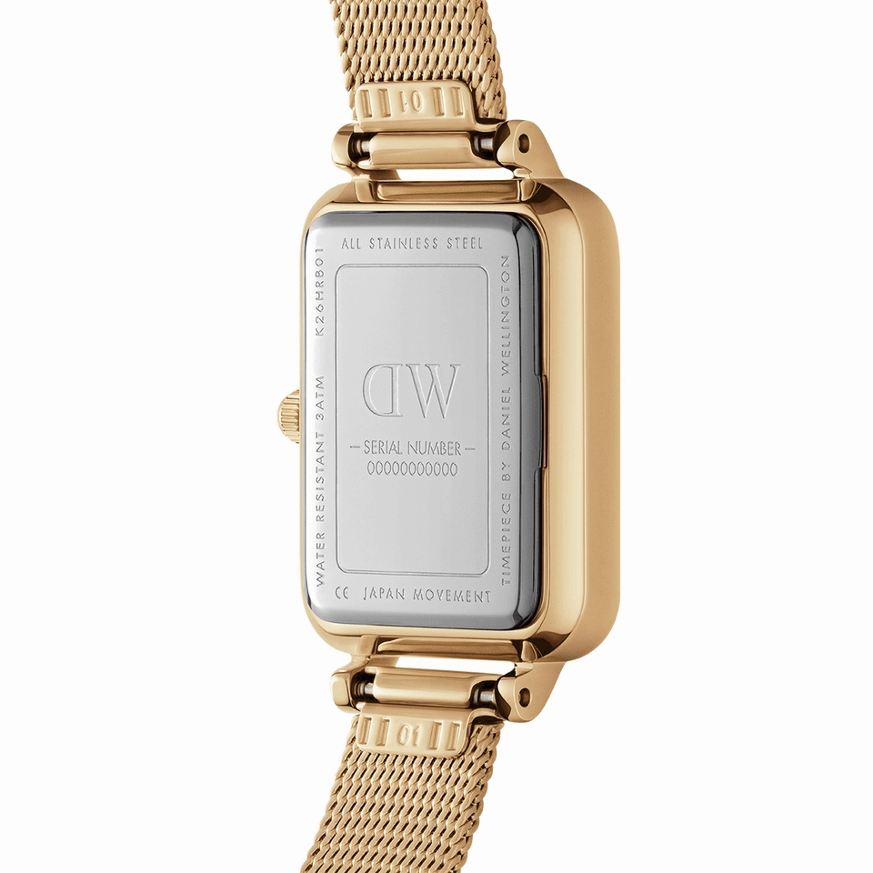 Daniel Wellington Quadro 26mm Pressed Evergold DW00100561