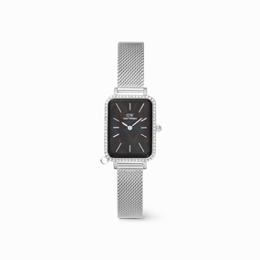 Daniel Wellington Quadro Crystal Zodiac Sterling Watch