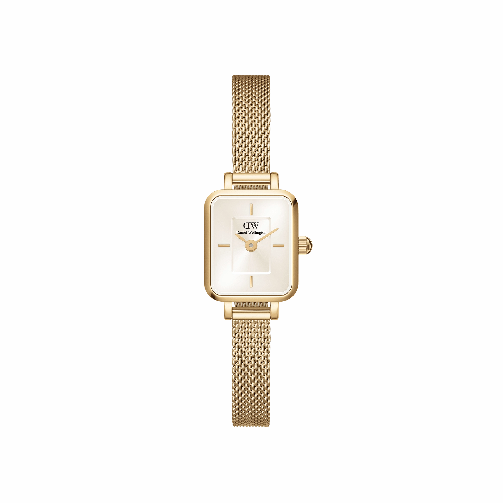 Daniel Wellington Quadro Mini 15x18mm Evergold G Champagne DW00100656