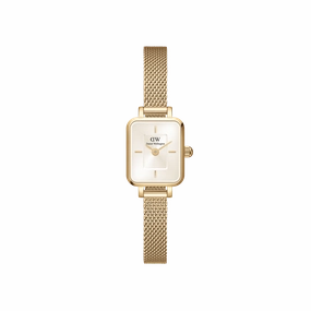 Daniel Wellington Quadro Mini 15x18mm Evergold G Champagne DW00100656