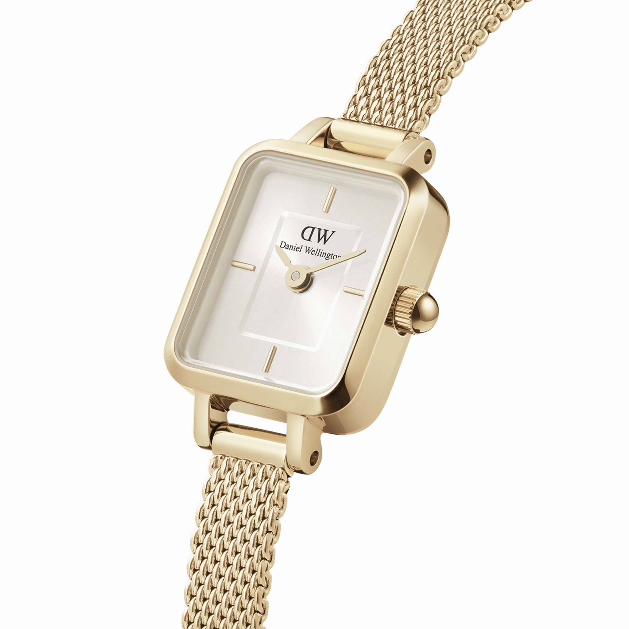 Daniel Wellington Quadro Mini 15x18mm Evergold G Champagne DW00100656