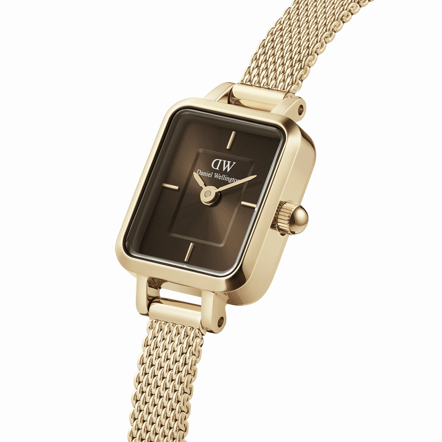 Daniel Wellington Quadro Mini 15x18mm Evergold Gold Amber DW00100654