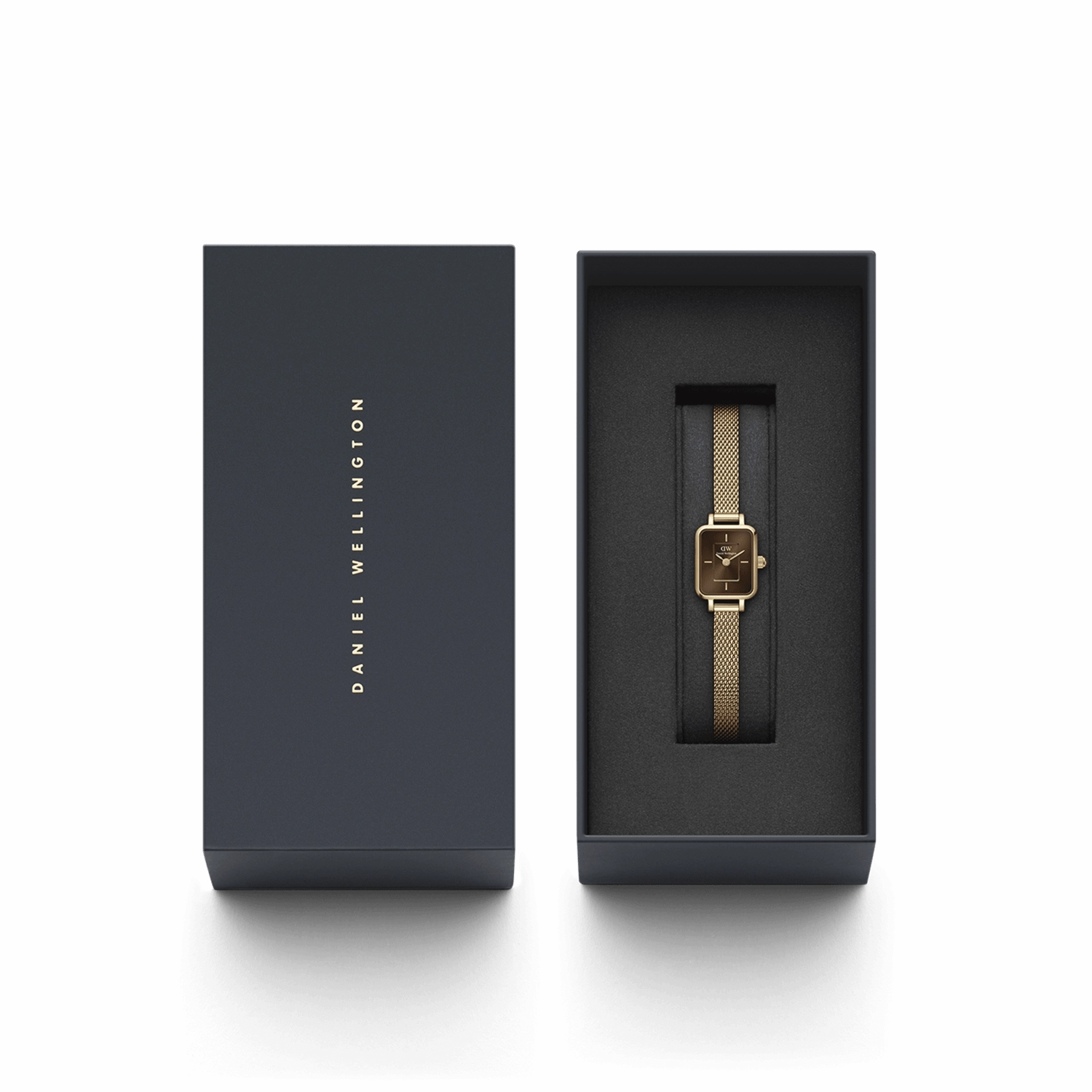 Daniel Wellington Quadro Mini 15x18mm Evergold Gold Amber DW00100654