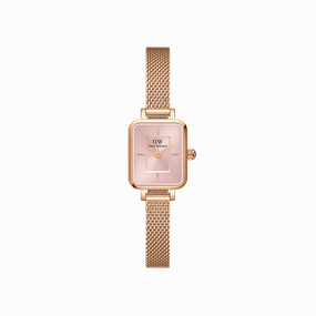 Daniel Wellington Quadro Mini 15x18mm Melrose RG Pink DW00100650