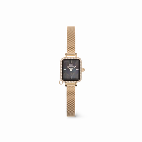 Daniel Wellington Quadro Mini Crystal Zodiac Evergold Watch