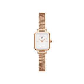Daniel Wellington Quadro Mini Melrose White Dial Watch DW00100727