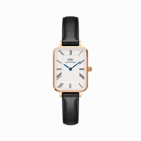 Daniel Wellington Quadro Roman Numerals Sheffield Rose Gold Watch DW00100689