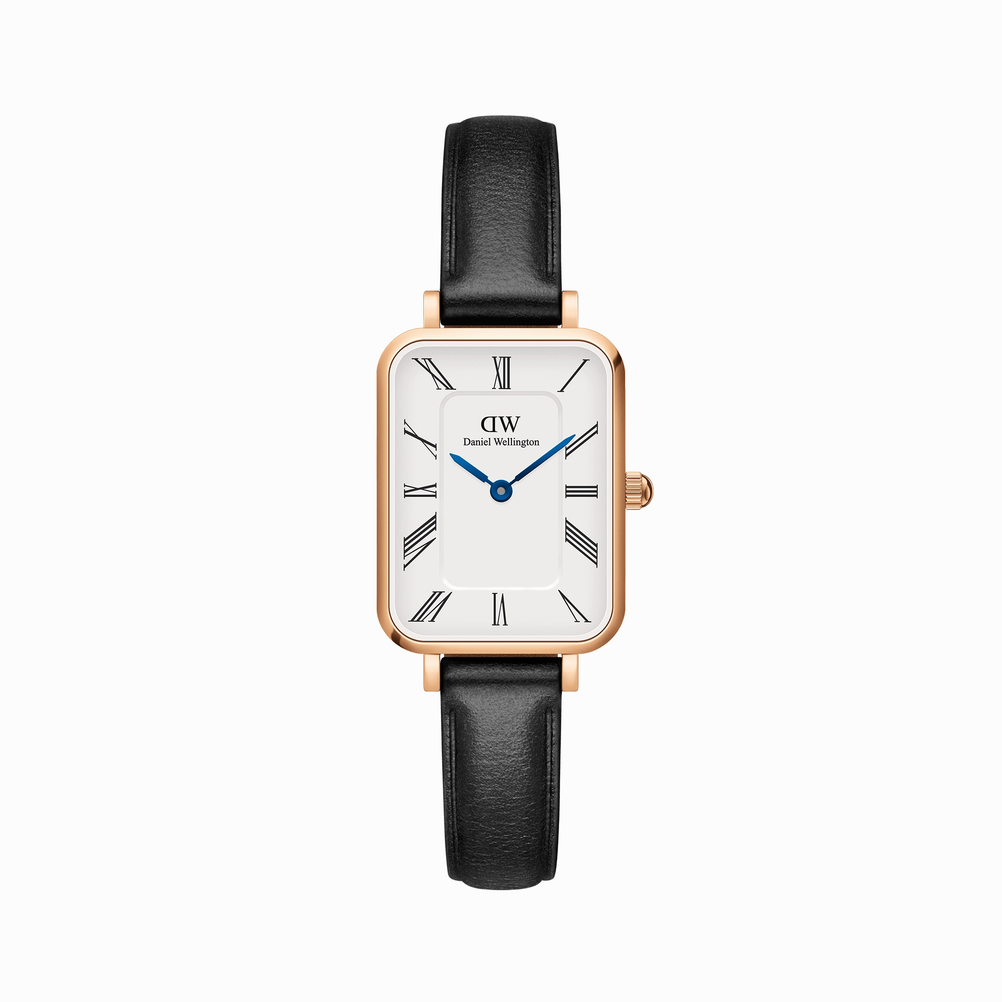 Daniel Wellington Quadro Roman Numerals Sheffield Rose Gold Watch DW00100689
