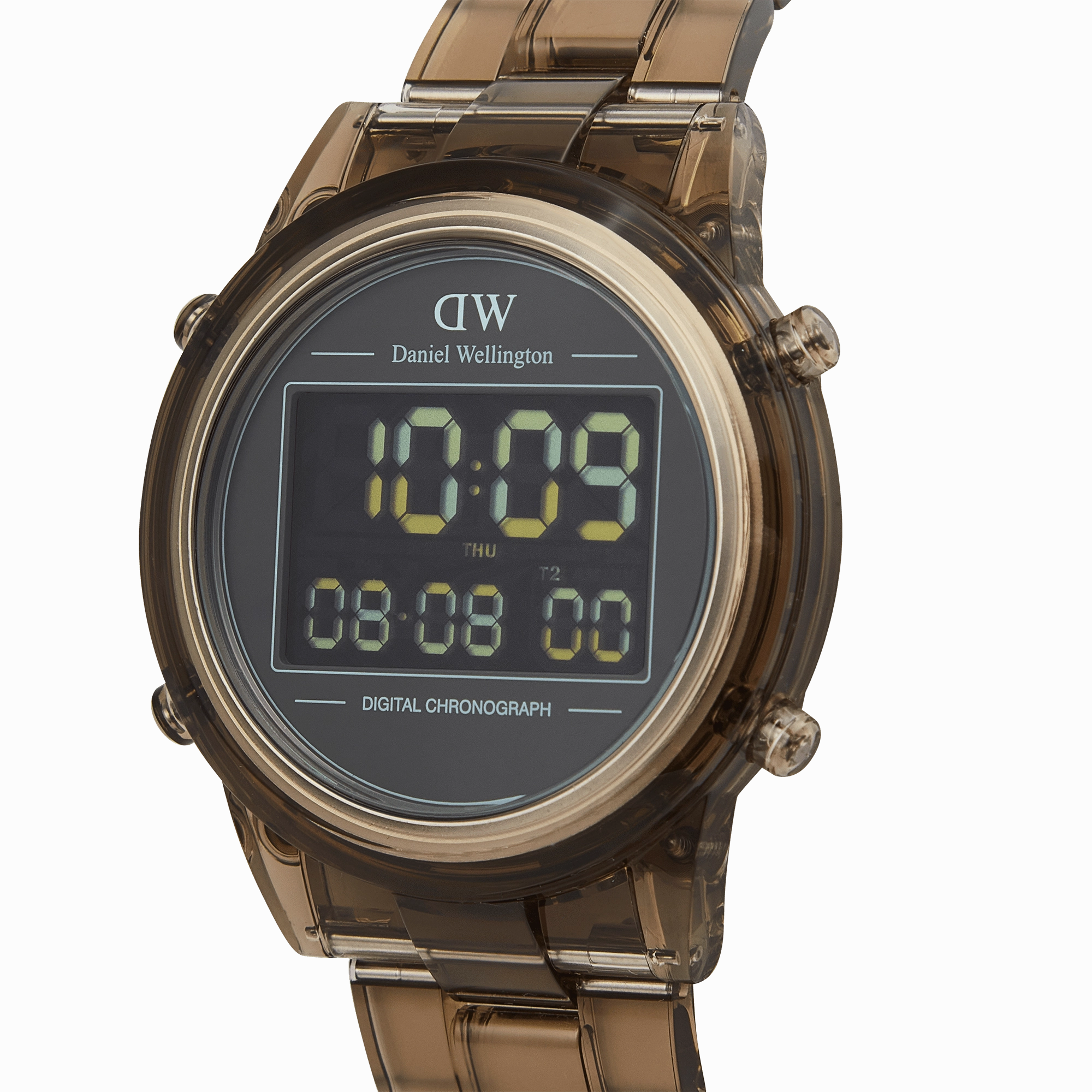 Daniel Wellington Retro Digital Dark Brown Watch