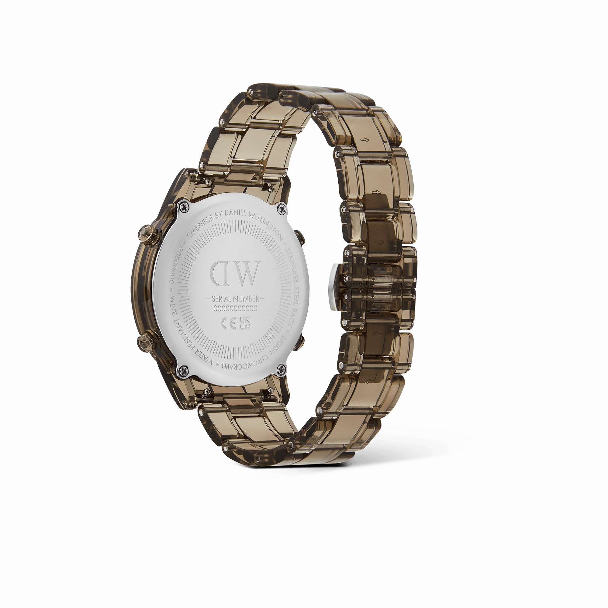 Daniel Wellington Retro Digital Dark Brown Watch