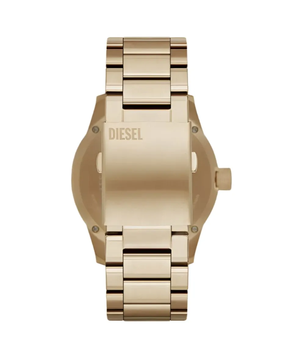 Diesel Rasp Gold Stainless Steel Gold Dial Watch DZ1761