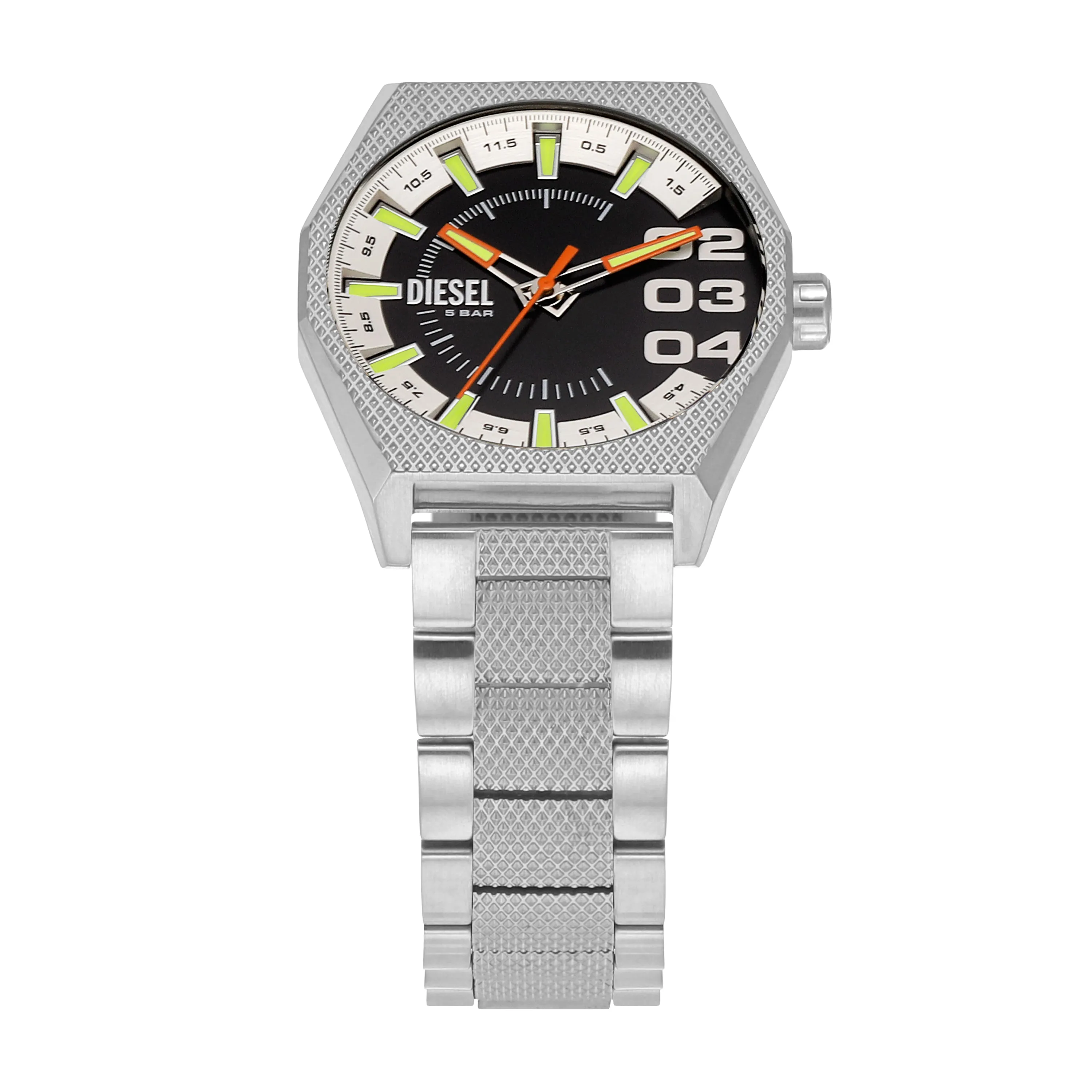 Diesel Scraper Silver Mens Watch DZ2172